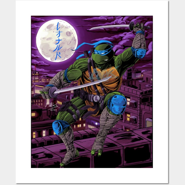 TMNT Leo Wall Art by FNDKSTUDIO